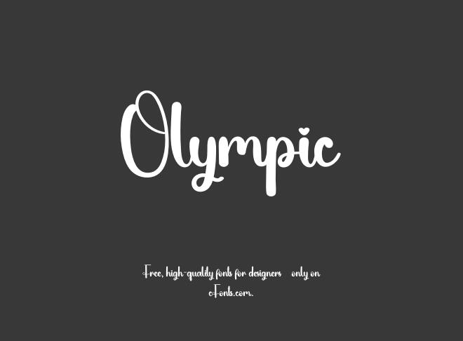 Olympic Font