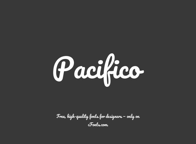 Pacifico Font