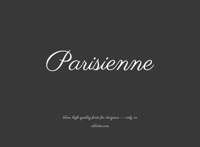 Parisienne Font