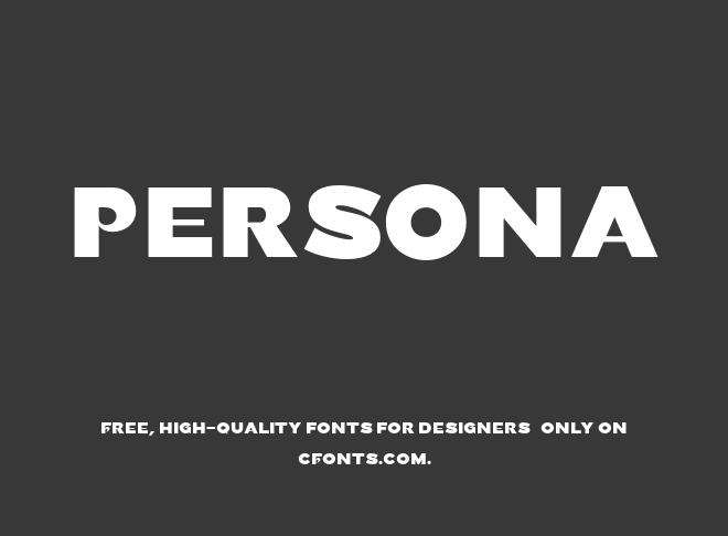 Persona Font