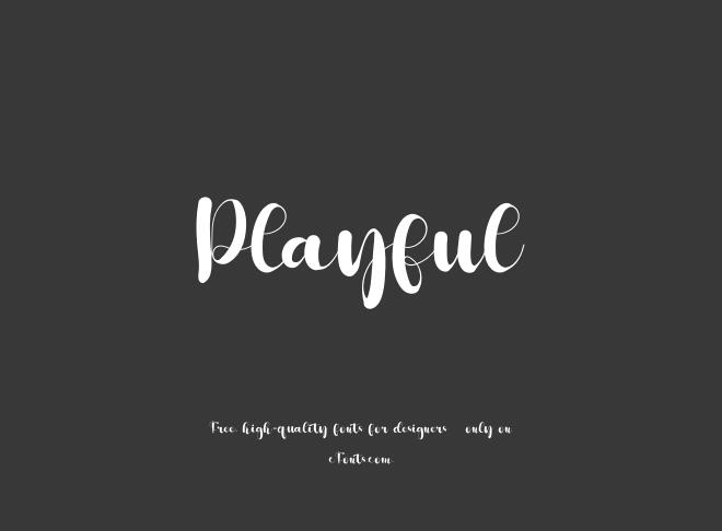 Playful Font