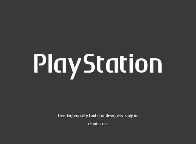 PlayStation Font