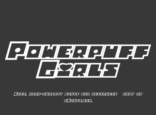 Powerpuff Girls Font