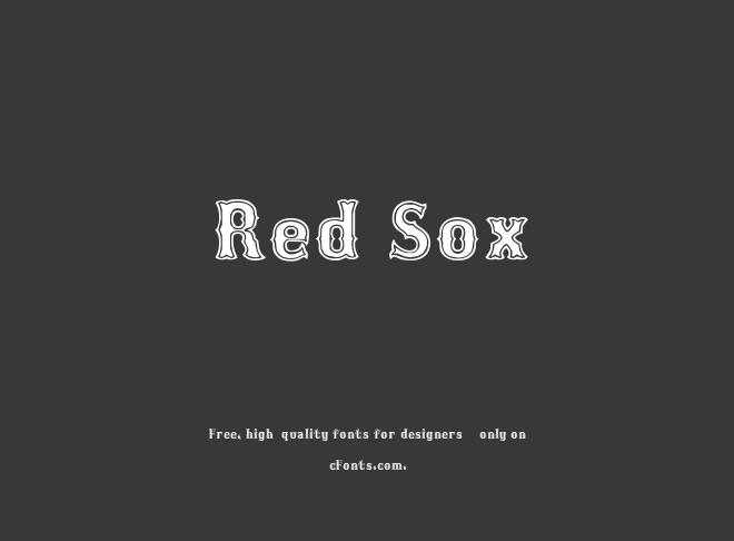 Red Sox Font
