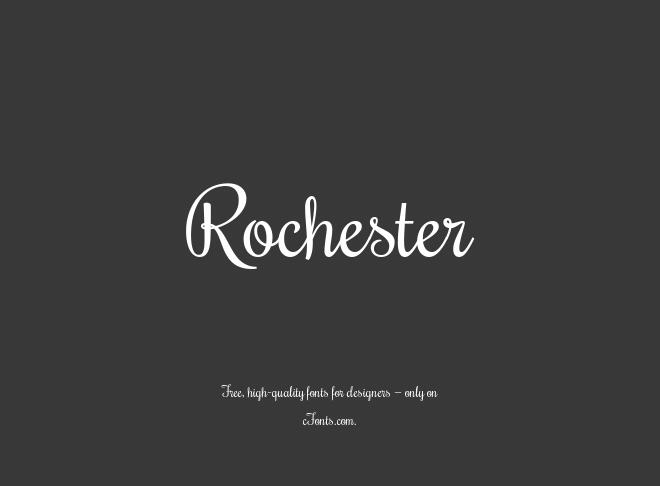 Rochester Font
