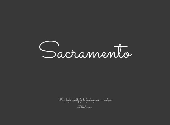 Sacramento Font