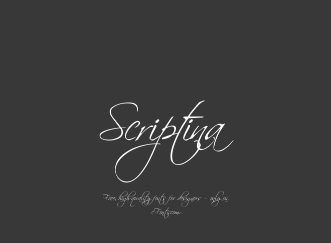 Scriptina Font