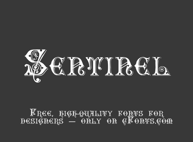 Sentinel Font