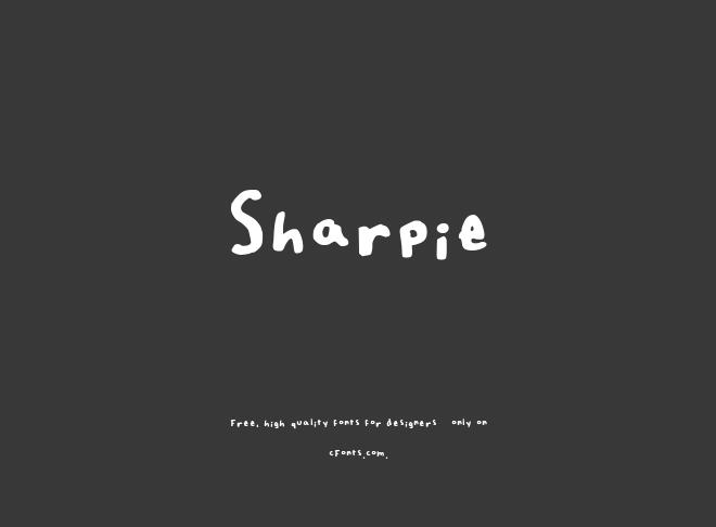 Sharpie Font