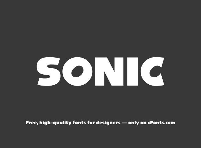 Sonic Font
