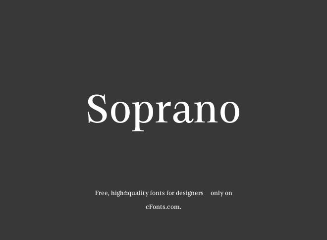Soprano Font