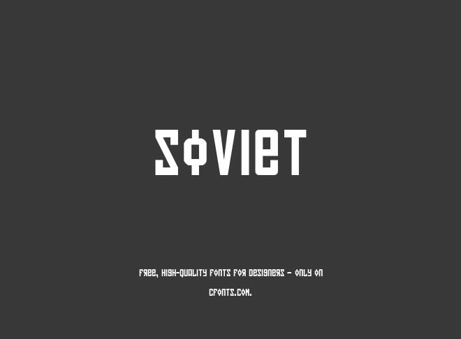 Soviet Font