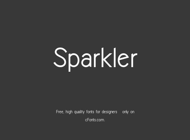 Sparkler Font
