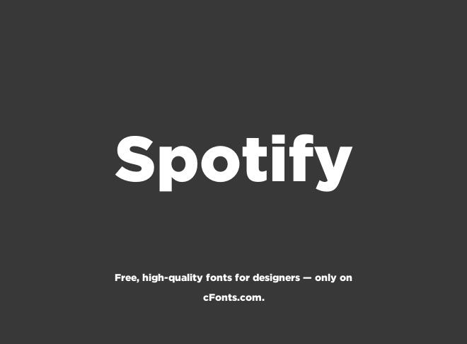 Spotify Font