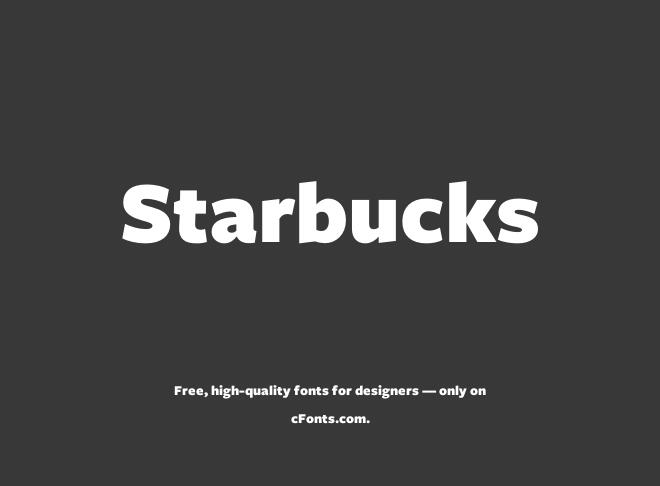 Starbucks Font