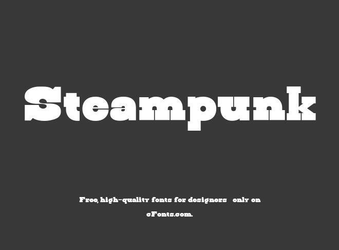 Steampunk Font