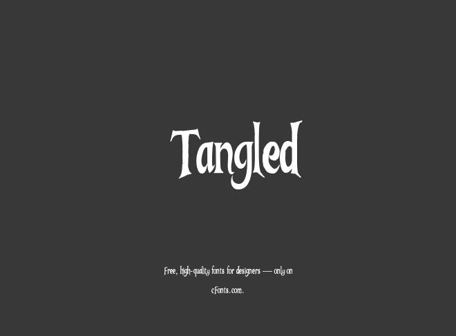 Tangled Font
