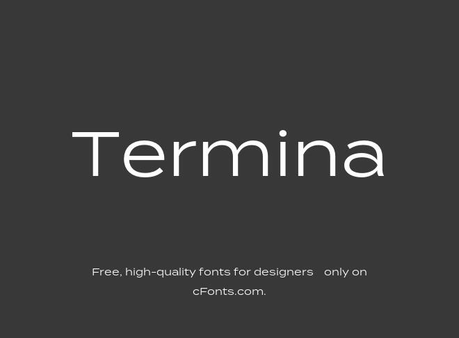 Termina Font