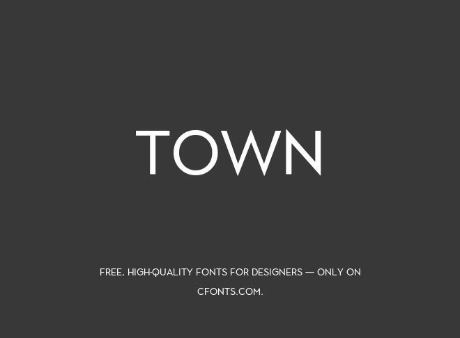 Town Font
