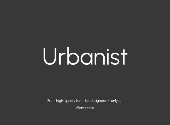 Urbanist Font