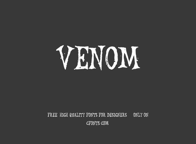 Venom Font