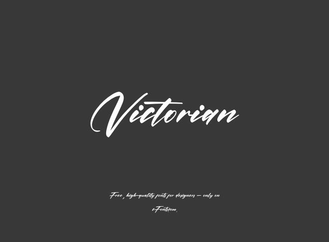 Victorian Font