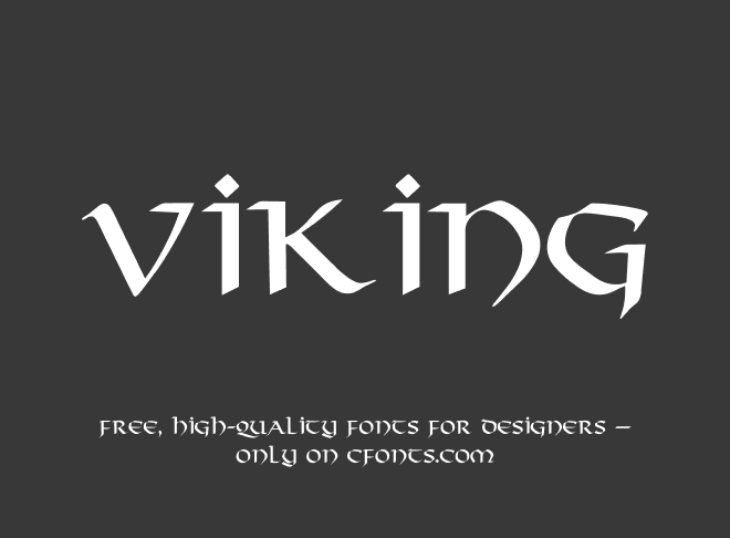 Viking Font