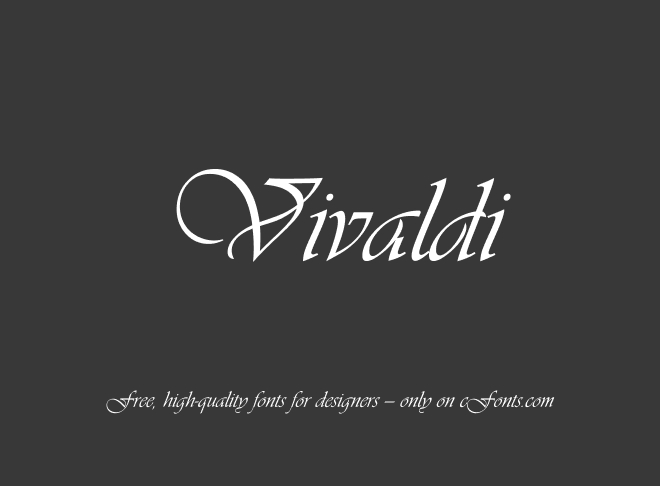 Vivaldi Font