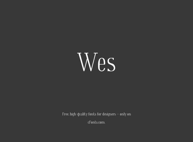 Wes Font