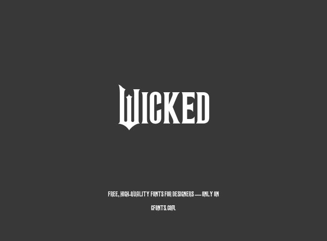 Wicked Font