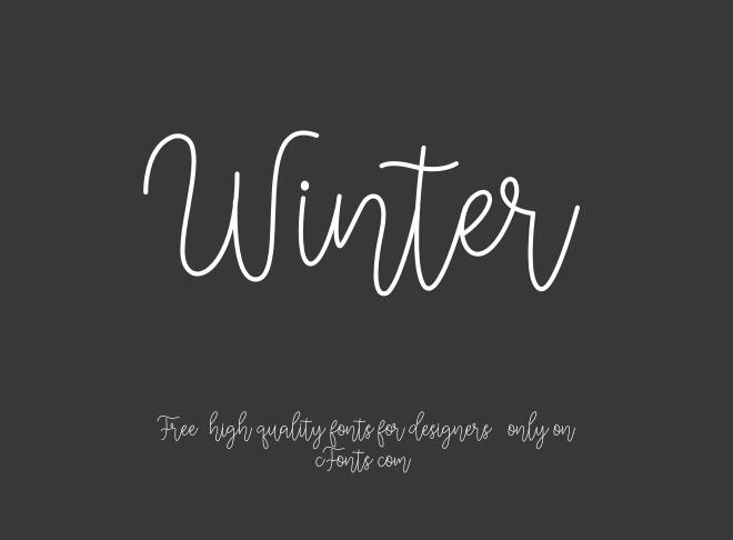Winter Font