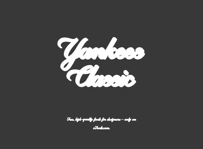 Yankees Classic Font