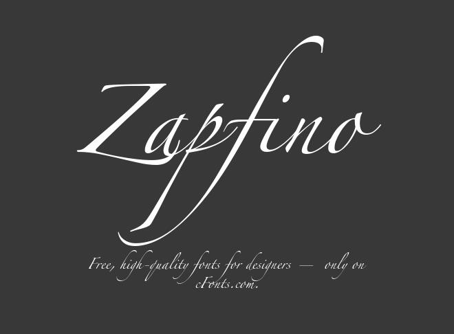 Zapfino Font